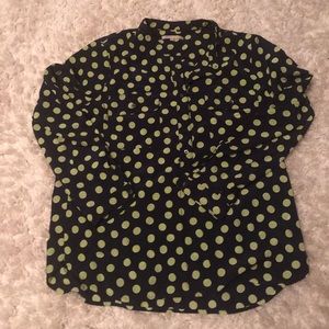 Polka dot Gap blouse